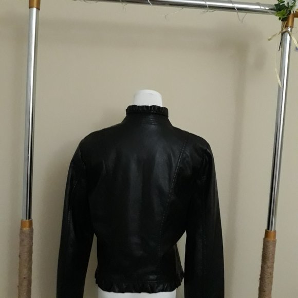 WOMEN'S BLACK JACKET/ SIZE L / LANE CRAWFORD BRAND - Picture 11 of 13